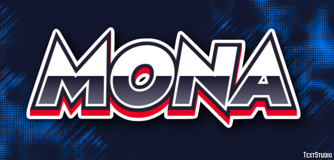 Mona Текстовый эффект