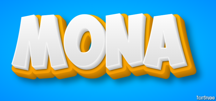 Mona Текстовый эффект