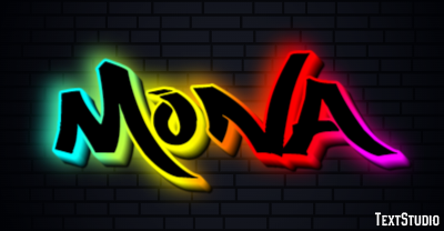 Mona Текстовый эффект