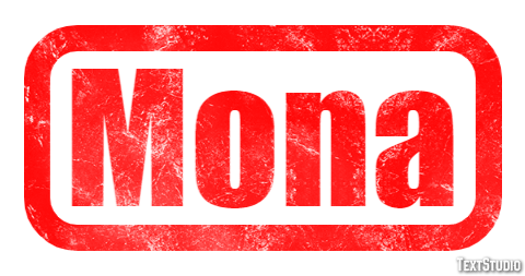 Mona Текстовый эффект