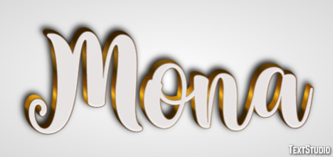 Mona Текстовый эффект