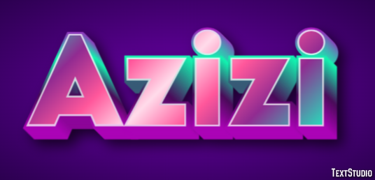 Azizi Text Effect