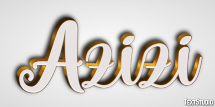 Azizi Text effect
