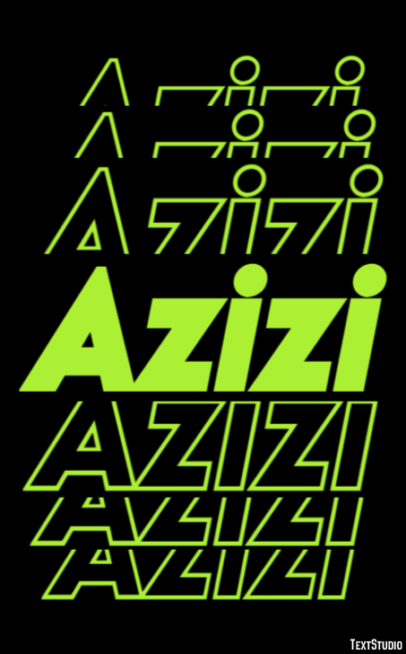 Azizi Text Effect