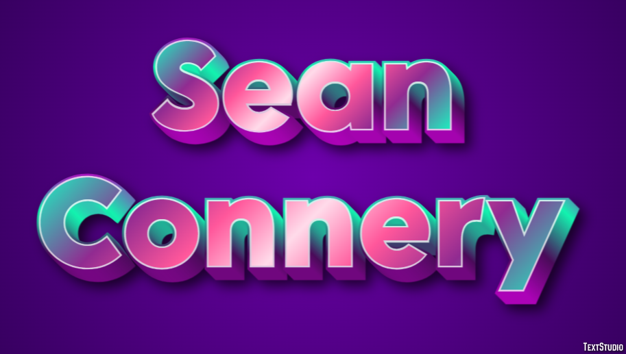 Sean Connery Metin Efekti