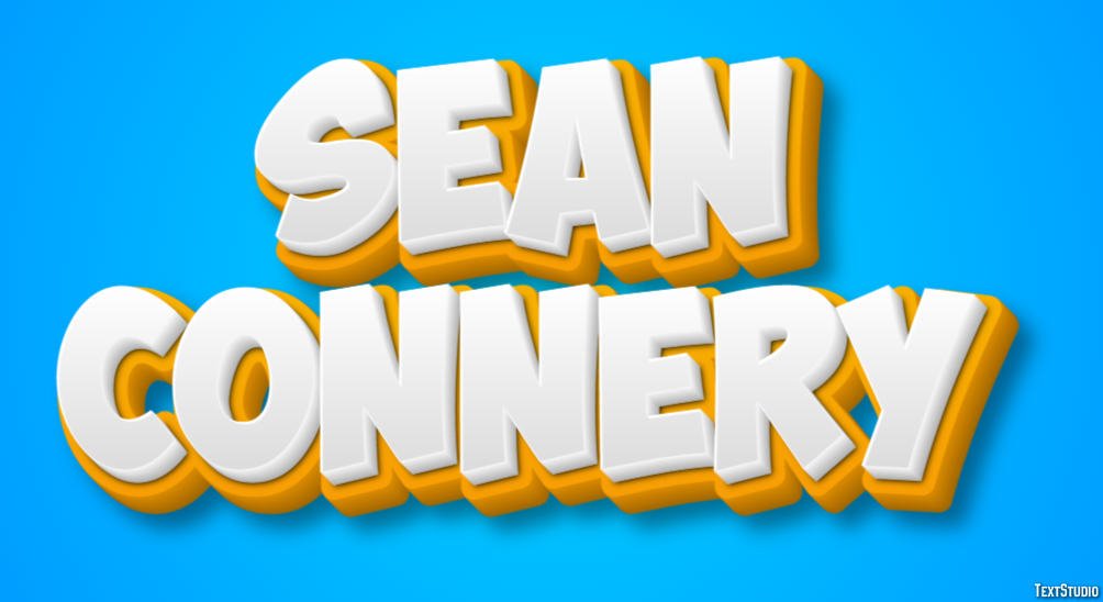 Sean Connery Metin Efekti