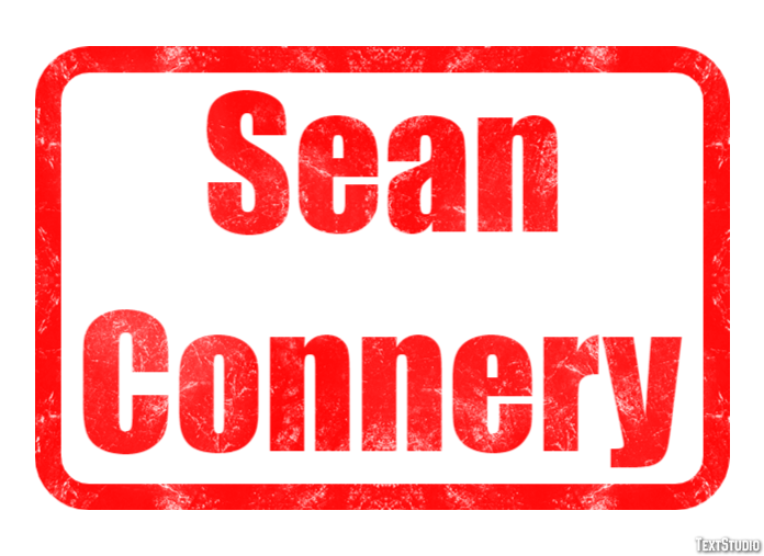 Sean Connery Metin Efekti