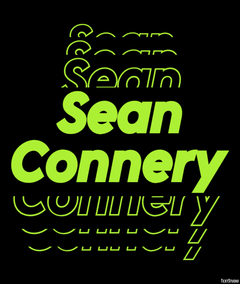 Sean Connery Metin Efekti
