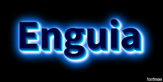 Enguia Efecto de texto