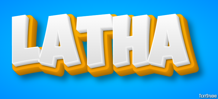 Latha Efecto de texto