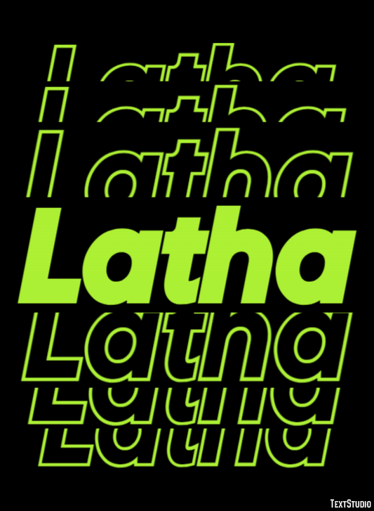 Latha Text Effect
