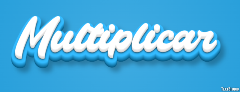 Multiplicar Texteffekt