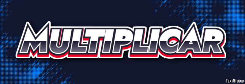 Multiplicar Texteffekt