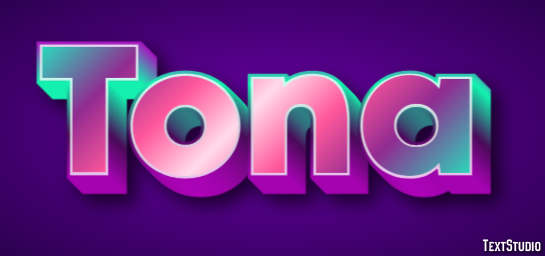 Tona Effet de texte