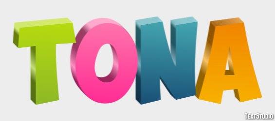 Tona Effet de texte