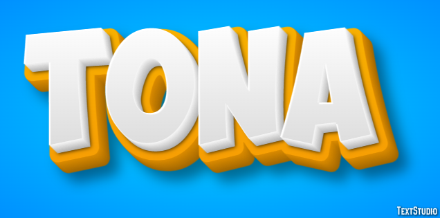 Tona Effet de texte