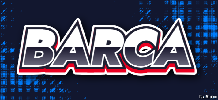 Barca Texteffekt