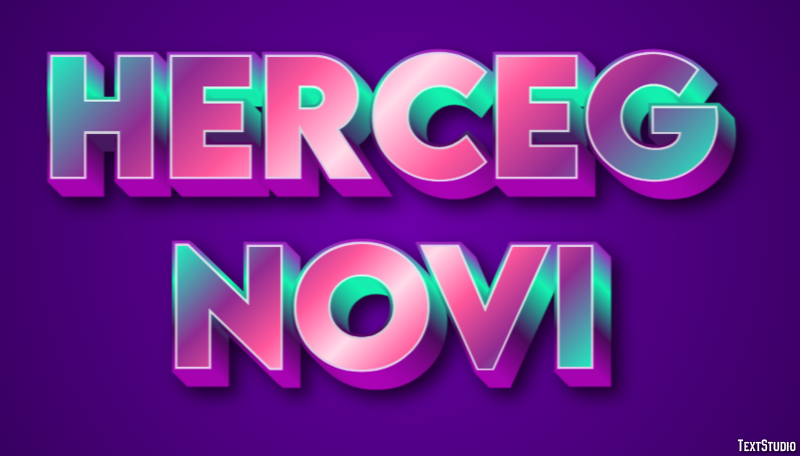 Herceg Novi Effetto testo