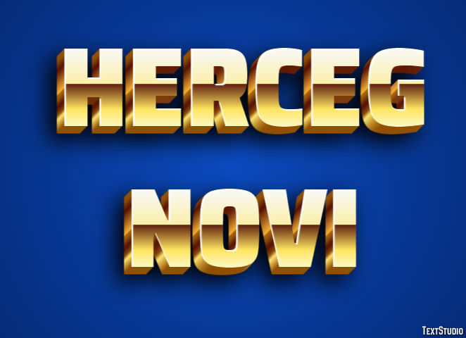 Herceg Novi Effetto testo