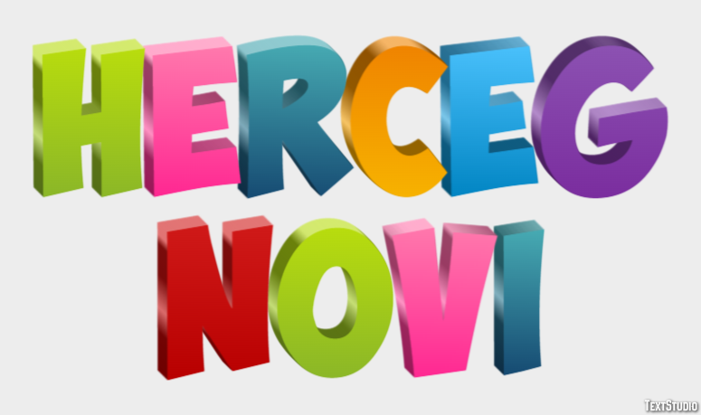 Herceg Novi Effetto testo