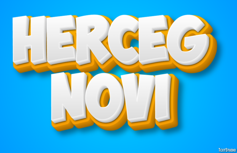 Herceg Novi Effetto testo