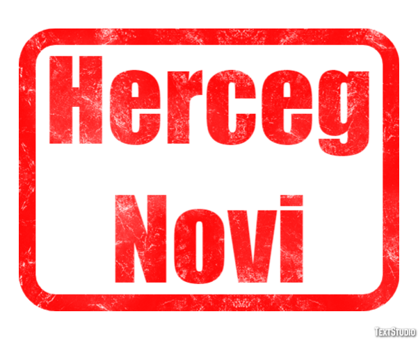 Herceg Novi Effetto testo