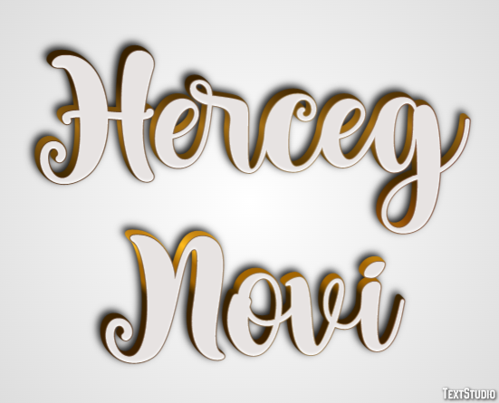 Herceg Novi Effetto testo