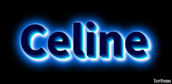 Celine Efecto de Texto