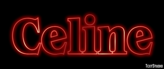 Celine Text Effect
