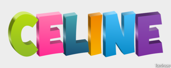 Celine Text Effect