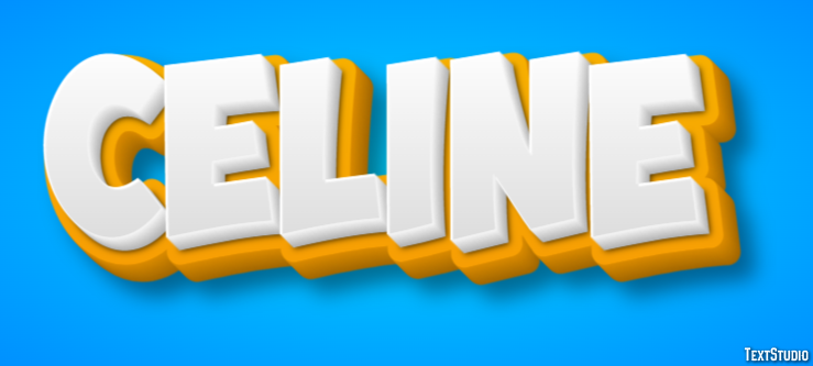 Celine Text Effect