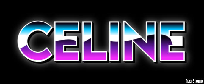 Celine Texteffekt