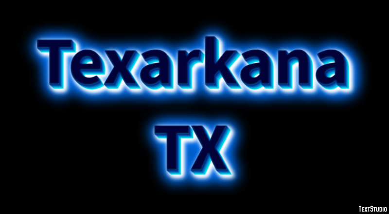 Texarkana TX Efekt tekstowy