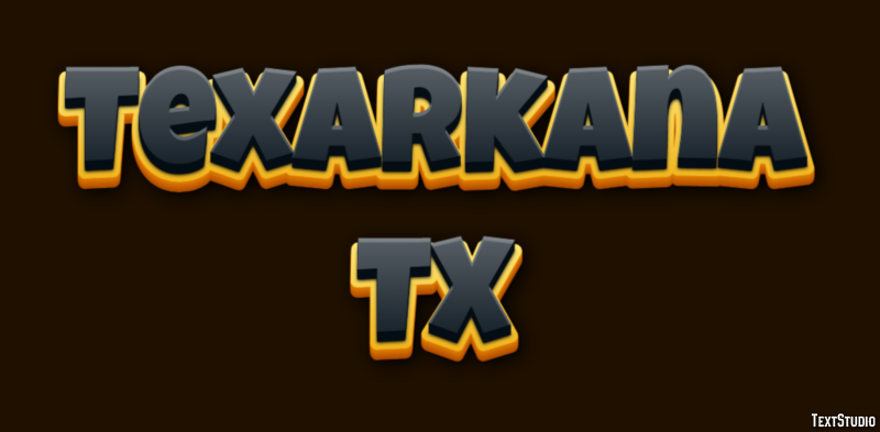 Texarkana TX Efekt tekstowy