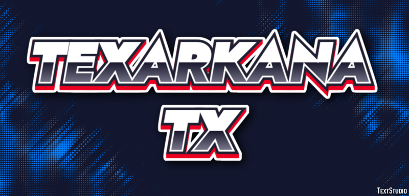 Texarkana TX Efekt tekstowy