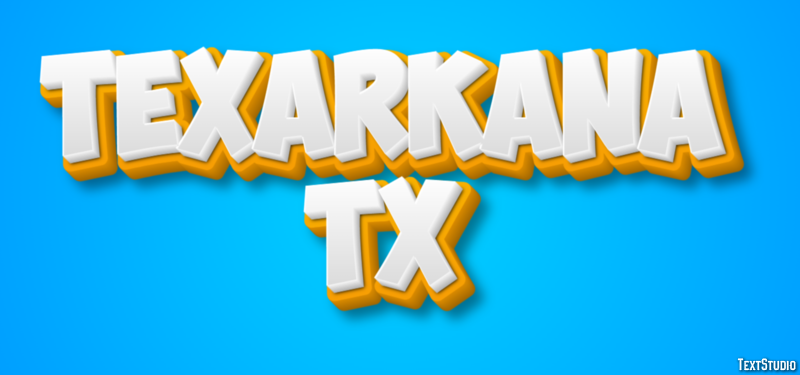 Texarkana TX Texteffekt
