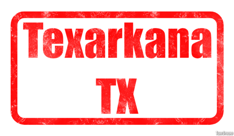 Texarkana TX Efekt tekstowy