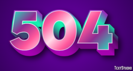 504 Text Effect