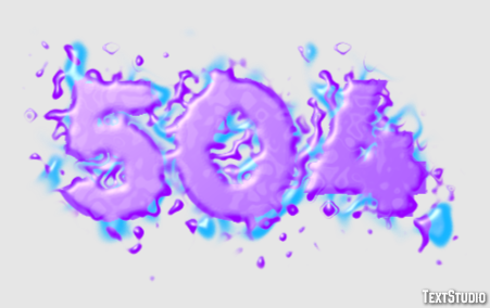 504 Text Effect