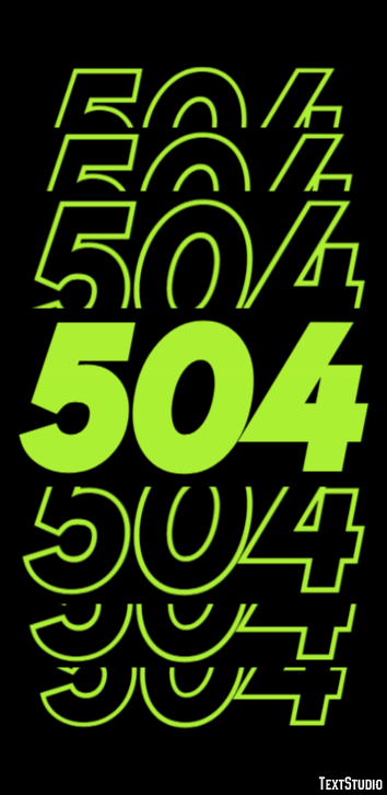 504 Text Effect