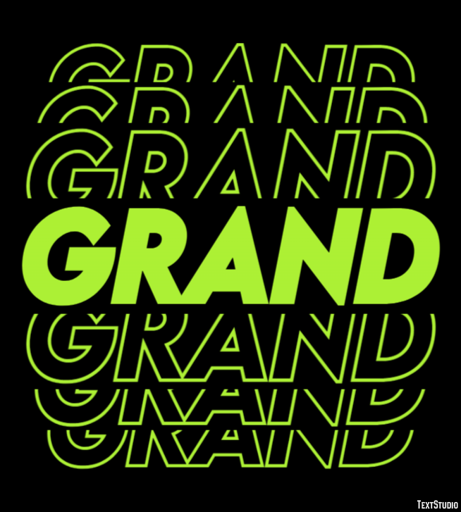 Grand Efeito de texto