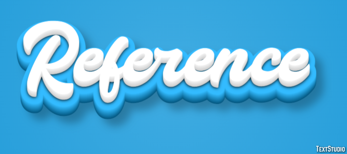 Reference Text Effect