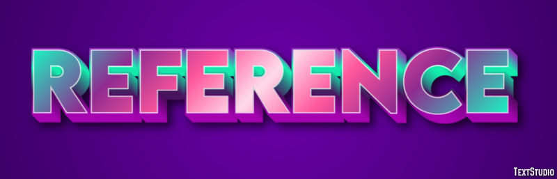 Reference Text Effect