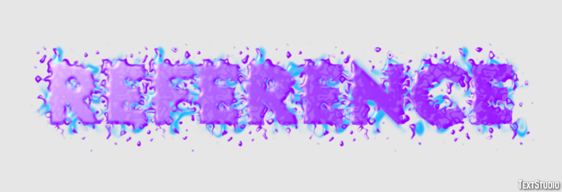 Reference Text Effect