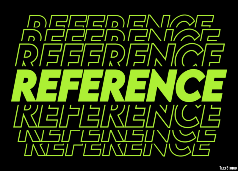 Reference Text Effect