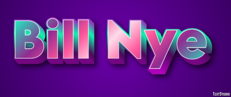 Bill Nye Efecto de Texto