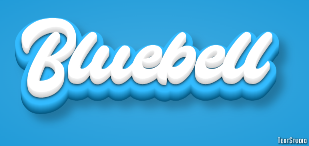 Bluebell Texteffekt