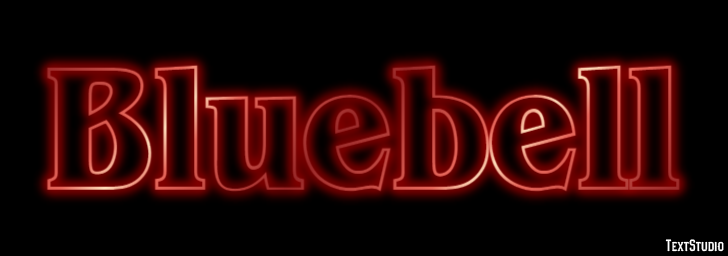 Bluebell Texteffekt