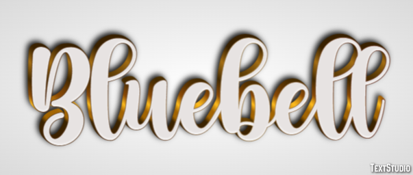 Bluebell Text Effect