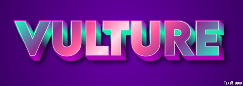 Vulture Text Effect